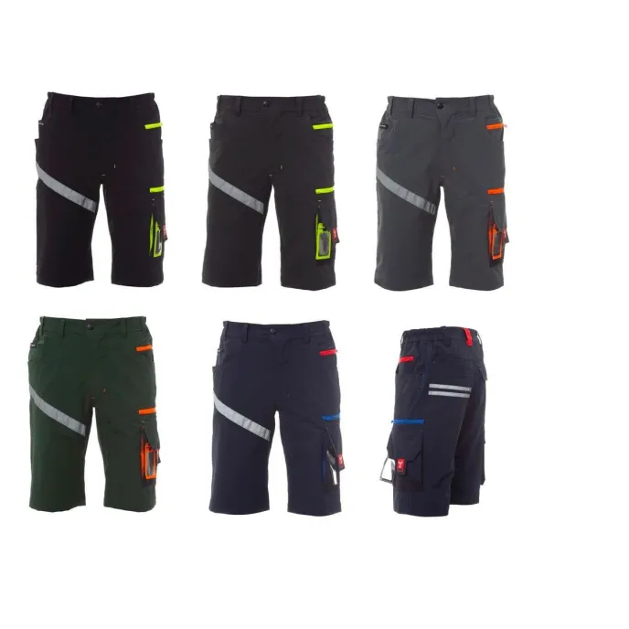 Bermuda Unisex da Lavoro Multitasche Stretch Payper Next 4W Shorts AY 7316