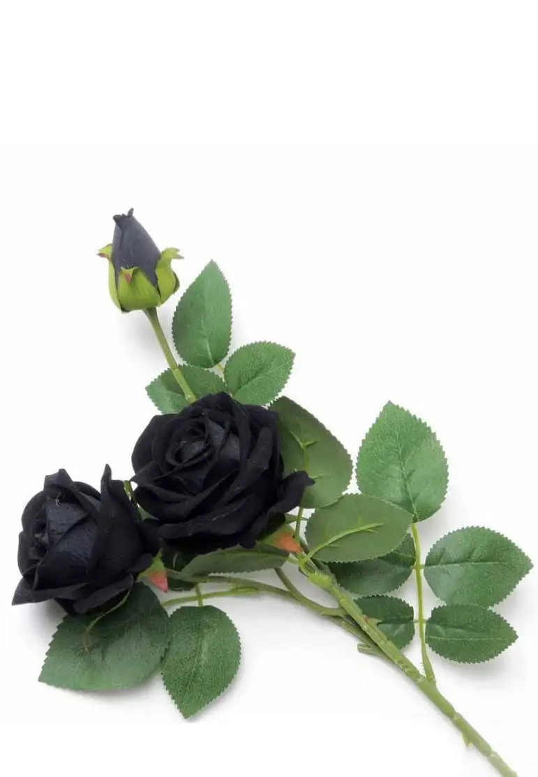 Alchemy England - Black Rose Spray - Artificial Flowers