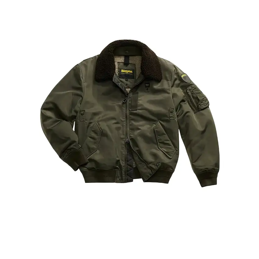 Bomber Uomo Marshall con collo in pelliccia