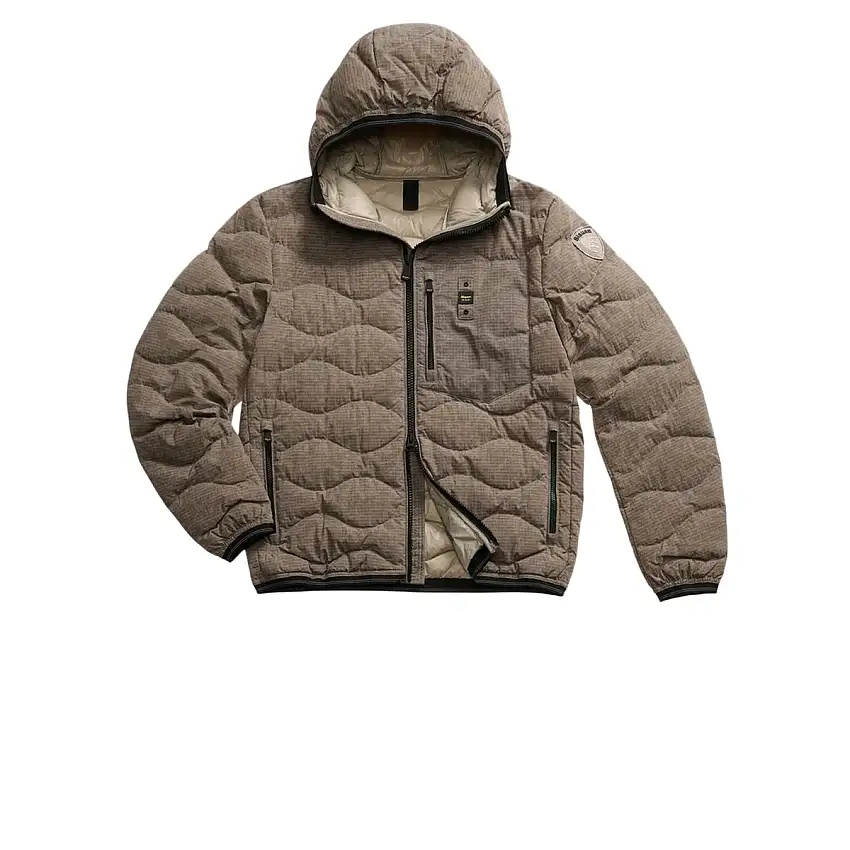 Piumino corto Uomo Wax Wave