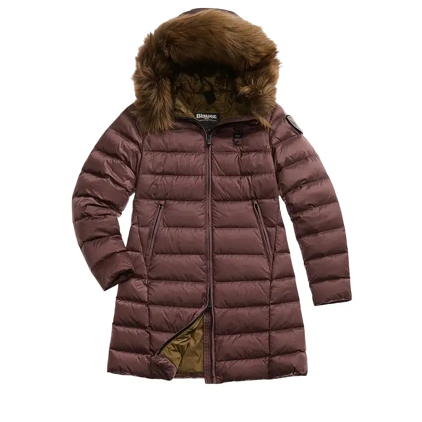 Piumino Donna lungo Kristin con pelliccia