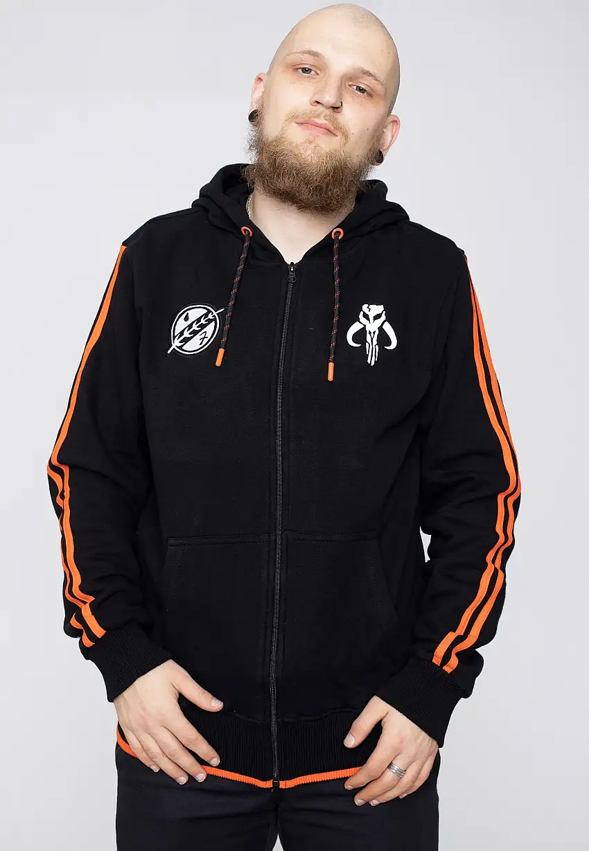 Boba Fett - Stripe Backprint - Felpa con zip