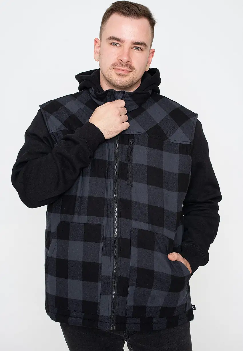 Brandit - Lumber Black/Grey - Gilet