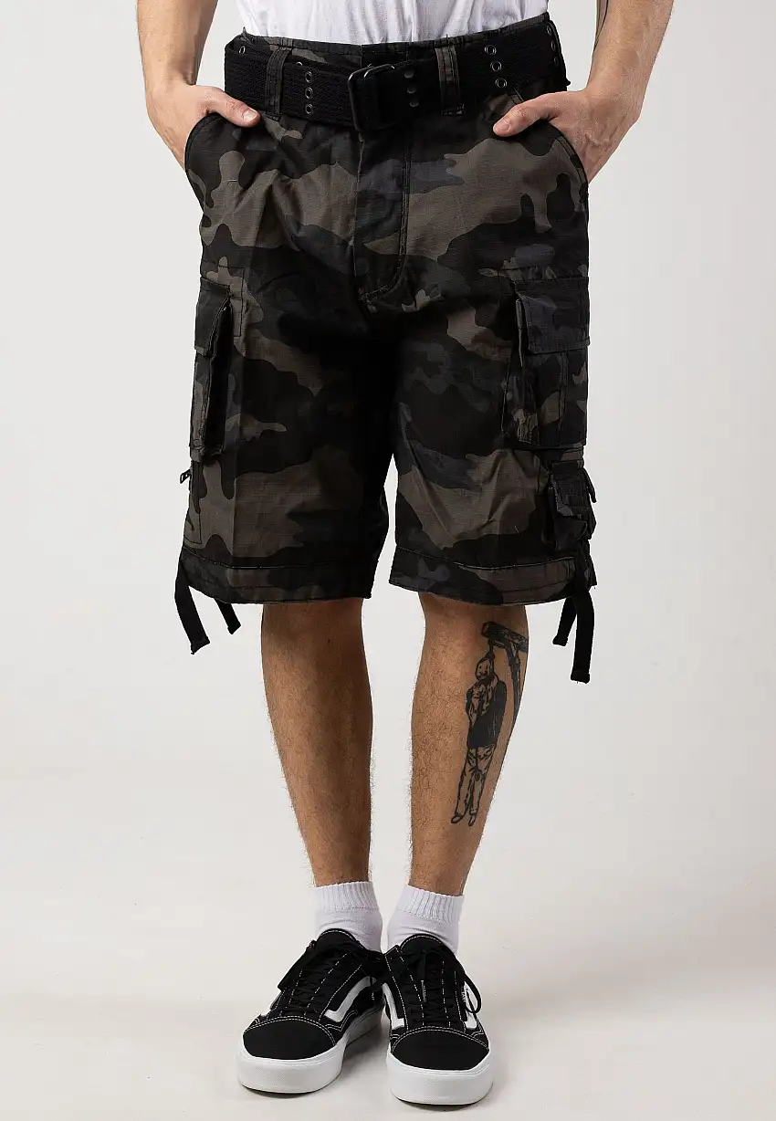 Brandit - Savage Ripstop Darkcamo - Pantaloncini
