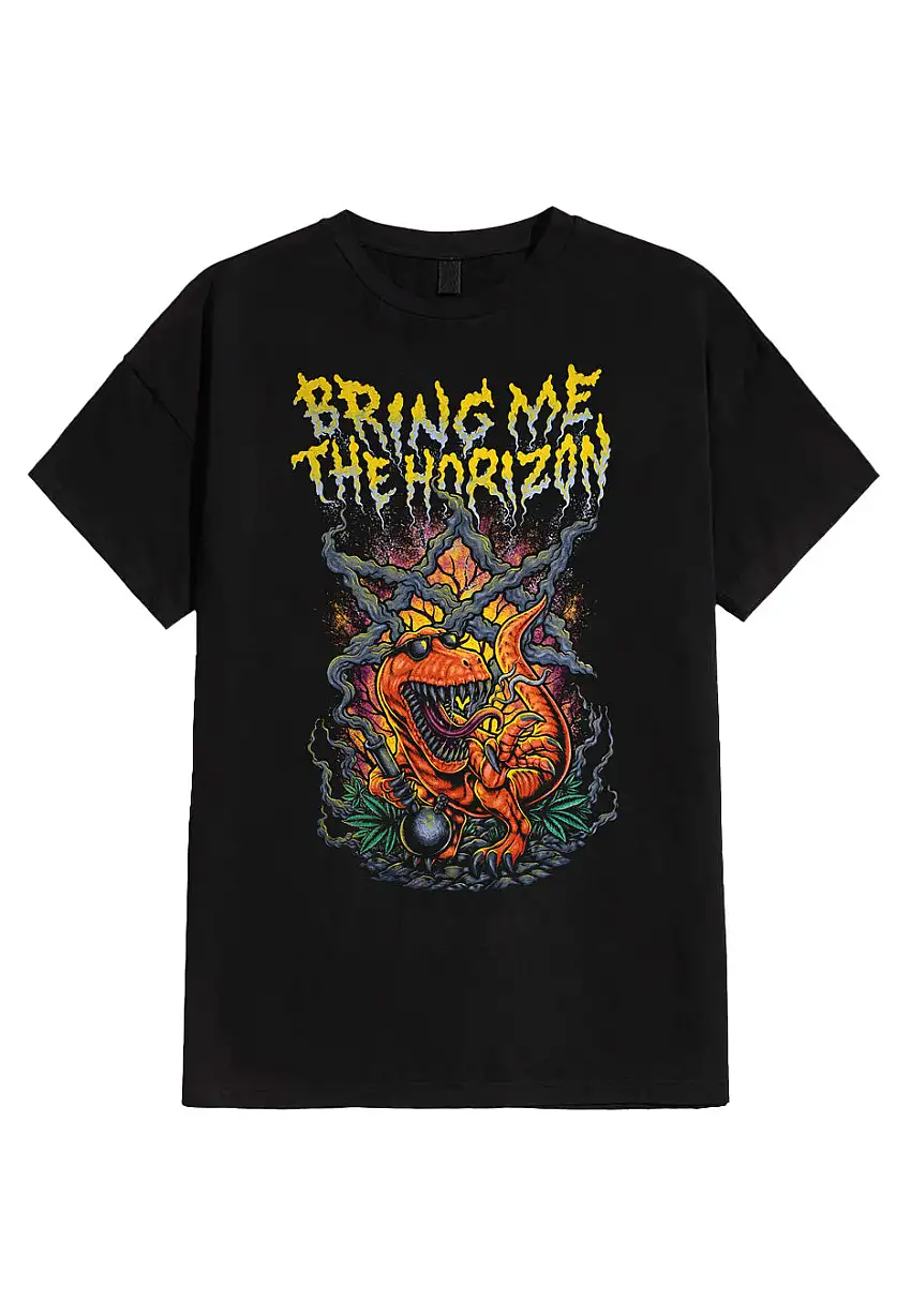 Bring Me The Horizon - Smoking Dinosaur - T-Shirt