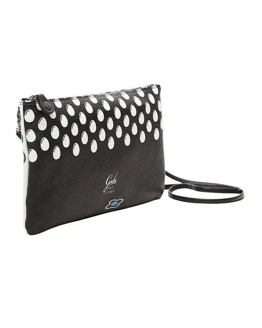 Gabs Pochette In Pelle 36x25x3 Cm Nero Donna