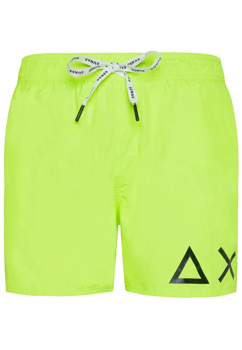 Sun68 Pantaloncino Beach Mare Giallo