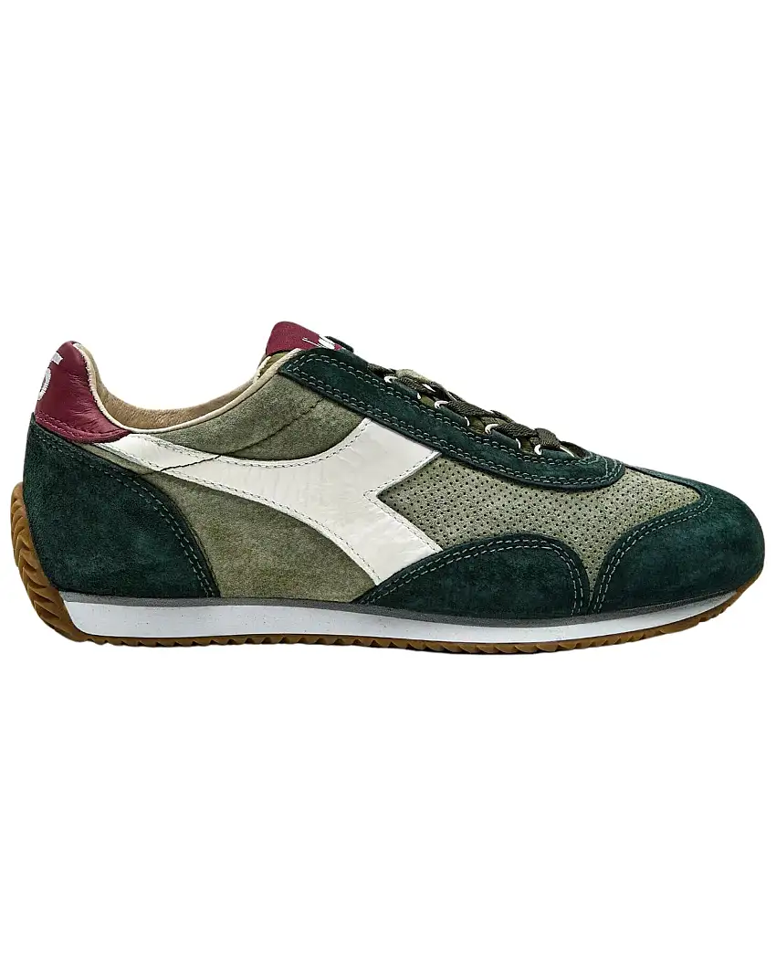 Diadora Heritage Sneakers Equipe Suede SW in Pelle Verde