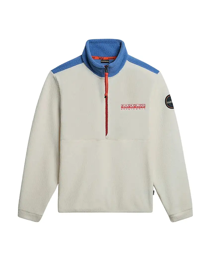 Napapijri Felpa Anderby Half Zip Giallo