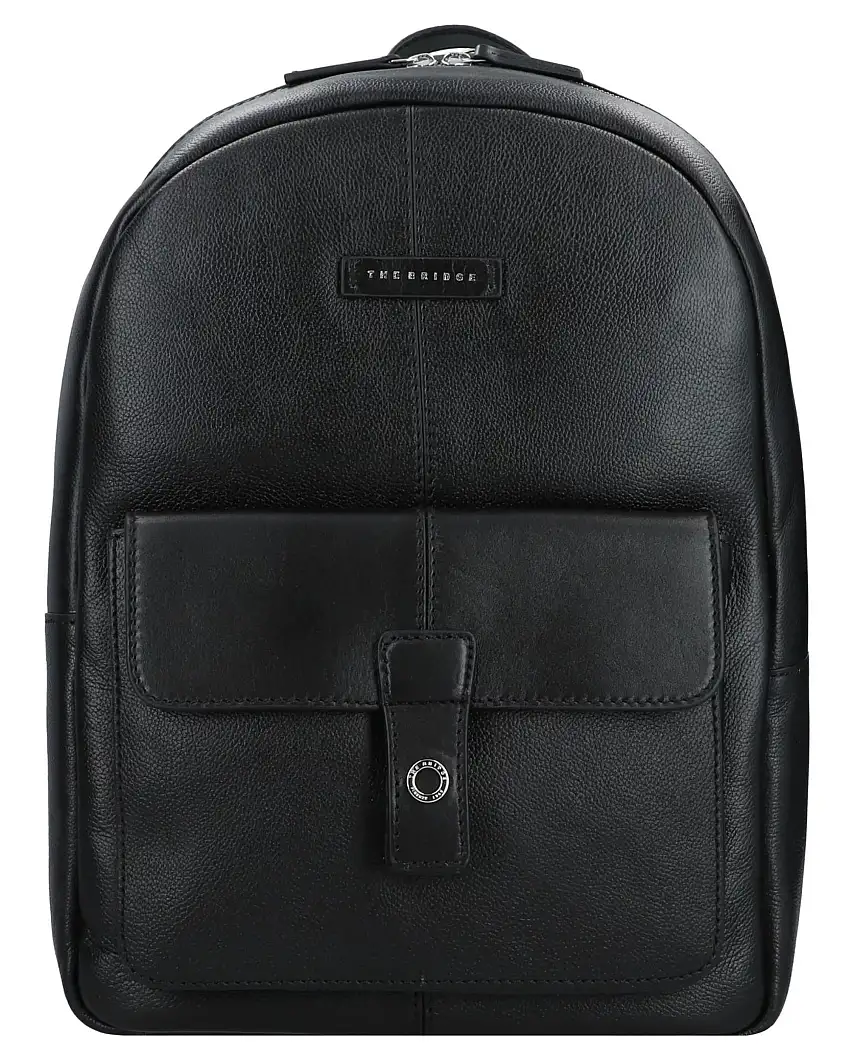 The Bridge Zaino Medio linea Biagio in Pelle Nero Unisex