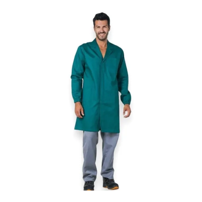 Camice da lavoro 100% cotone Massaua Logica 9100VERDE-L