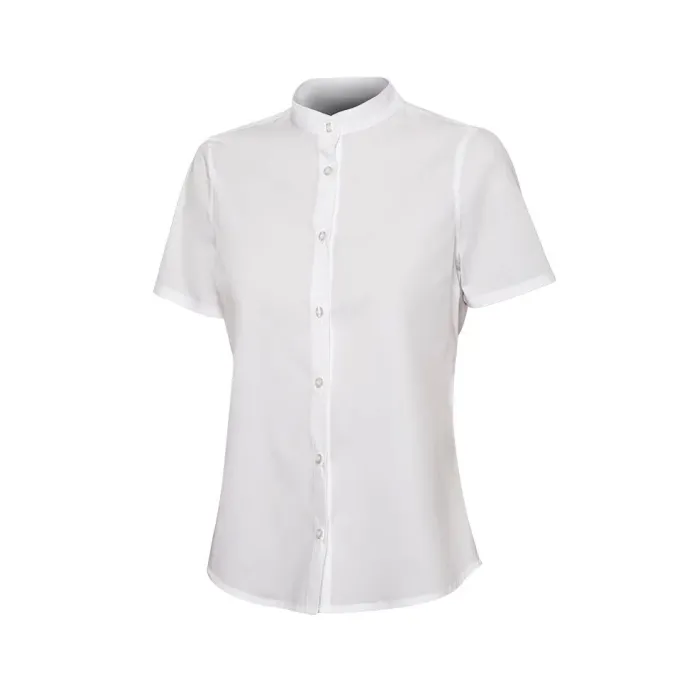 Camicia coreana maniche corte da Lavoro Stretch Velilla Lady 405014S