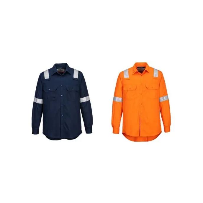 Camicia da Lavoro Alta Visibilità Leggera Multitasche Multi-norma Ignifuga Portwest FR720