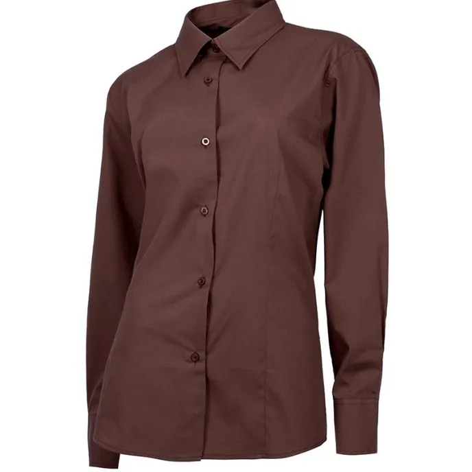 Camicia da lavoro attillata da donna a manica lunga - Workteam