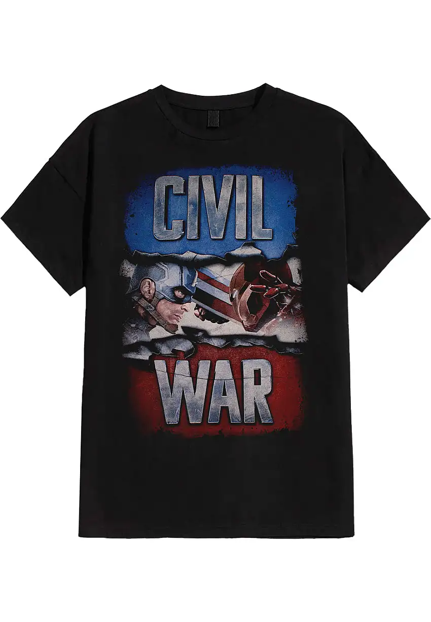 Captain America - Captain America Cover Black - T-Shirt