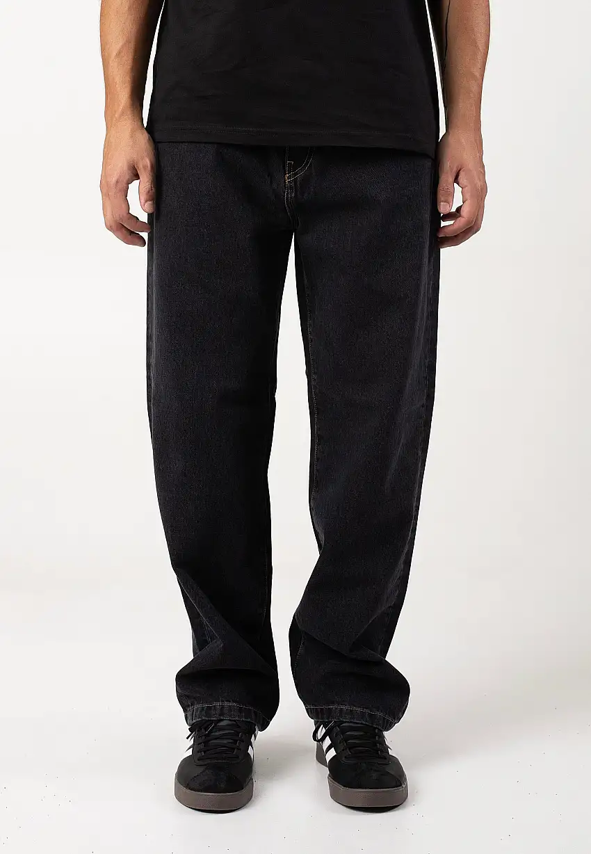 Carhartt WIP - Aaron Stone Washed Black - Jeans