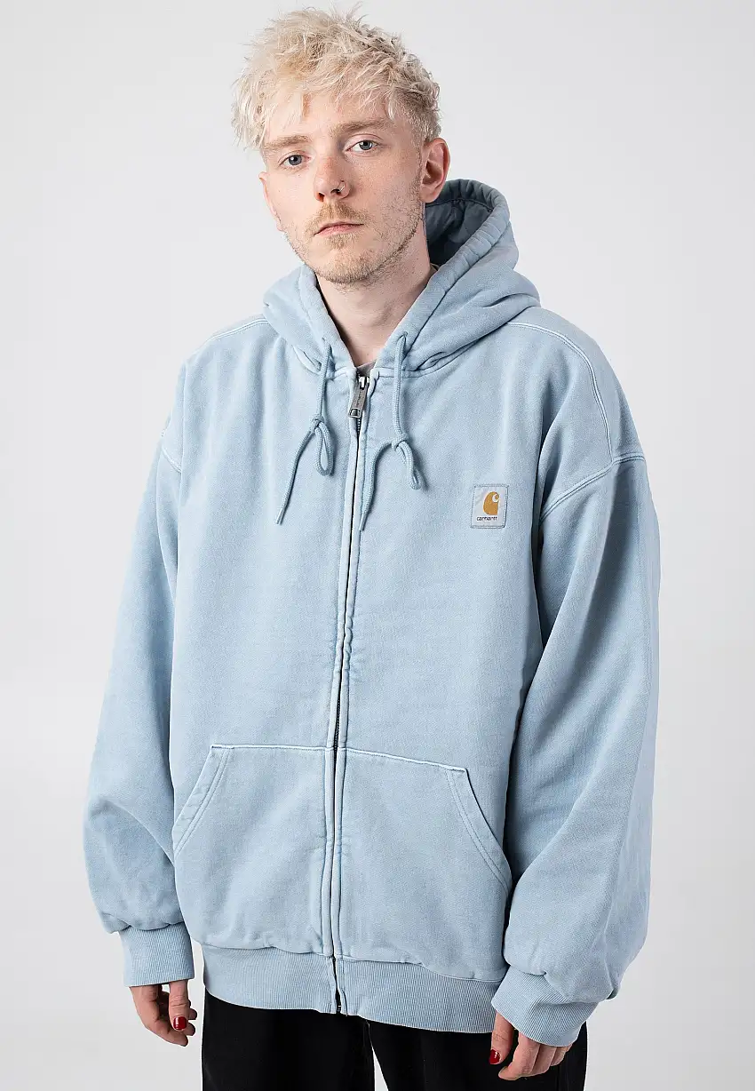 Carhartt WIP - Hooded Vista Garment Dyed Dusty Ice - Giacca