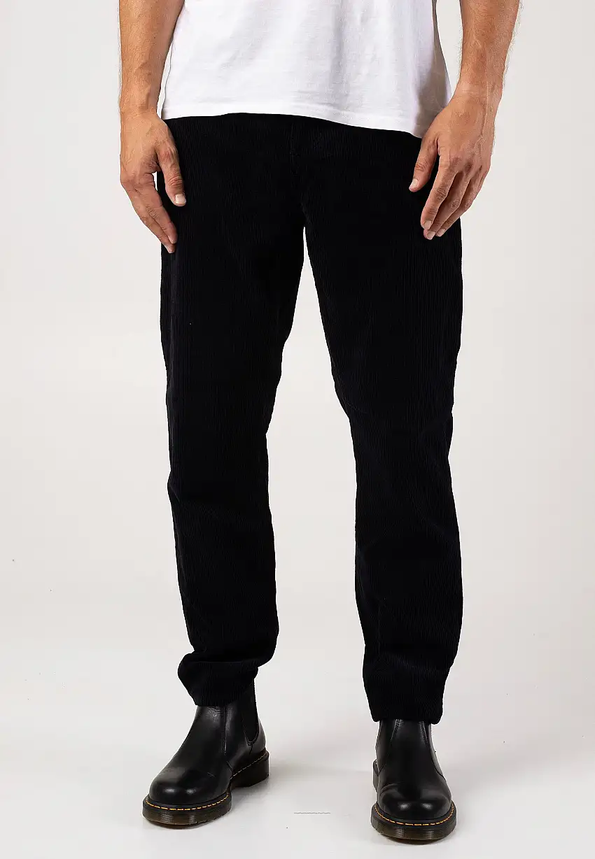 Carhartt WIP - Newel Rinsed Dark Navy - Pantaloni