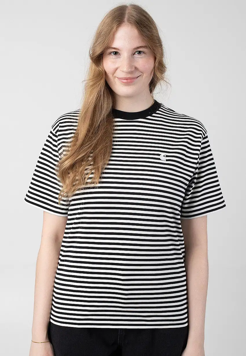 Carhartt WIP - W' Verner Stripe/Black/Wax - T-Shirt