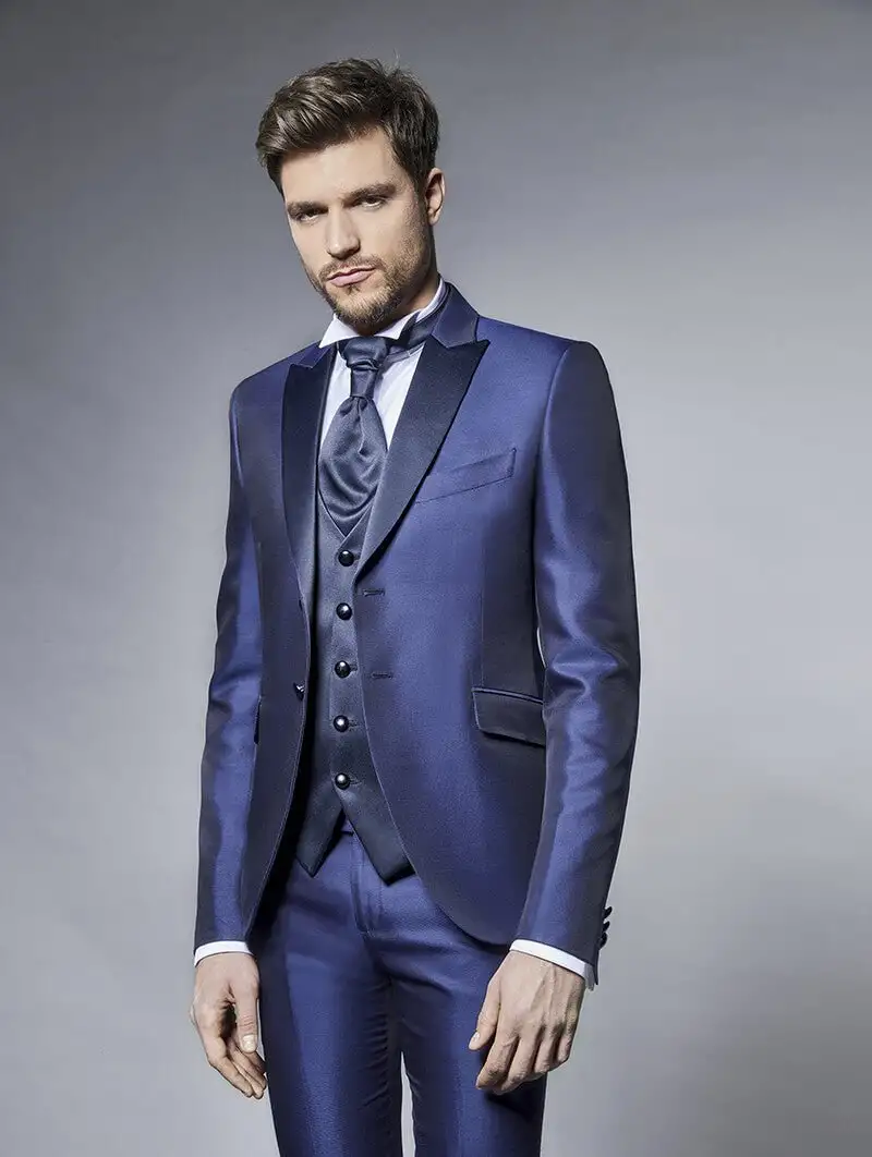 Smoking Uomo con rever in raso