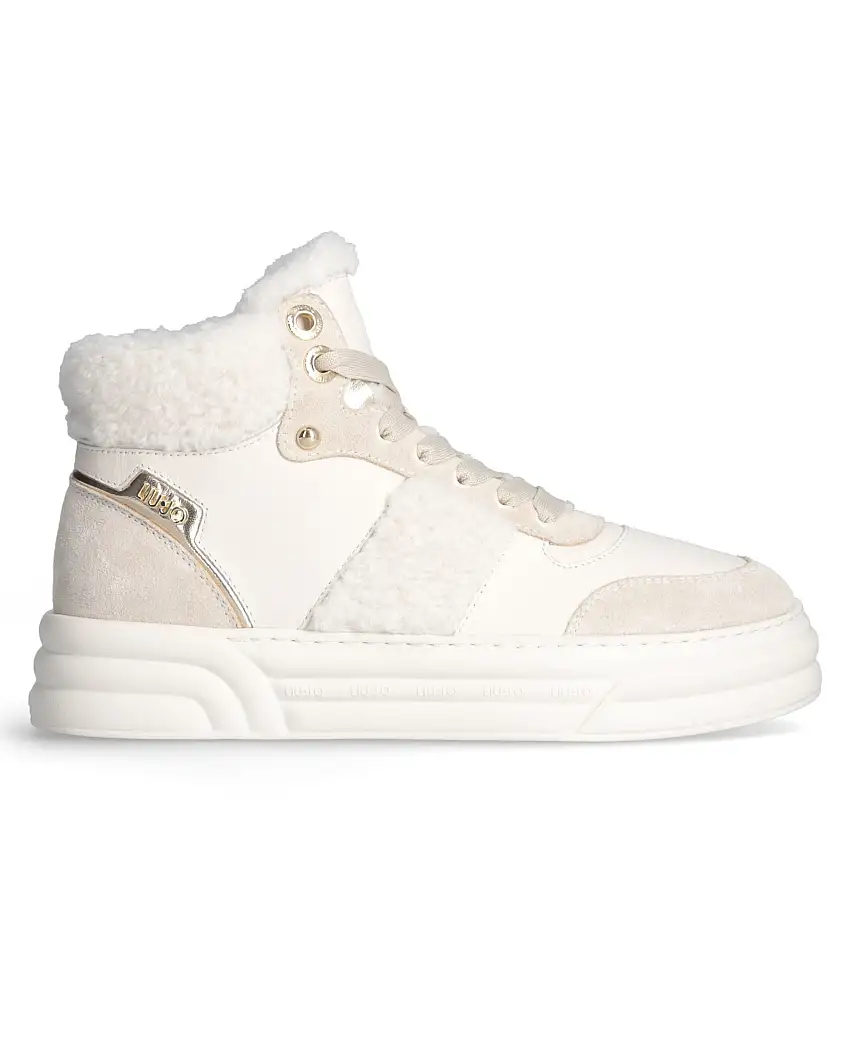 Liu Jo Sneakers Cleo 22 Warm Basket Pelle Beige