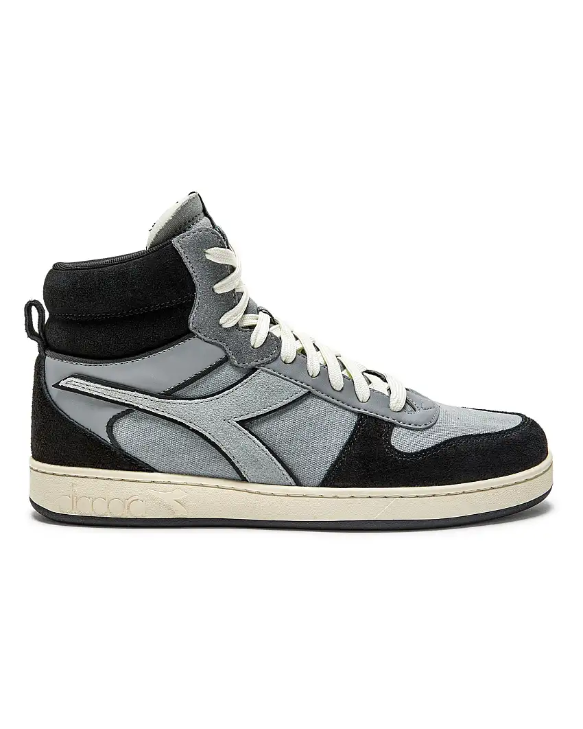 Diadora Sneakers Alta Magic Canvas Cerato/Pelle Nero