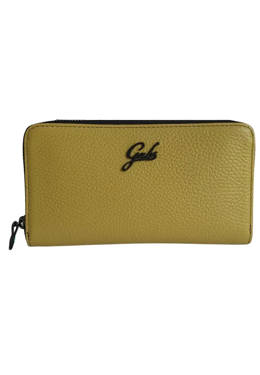 Gabs Porta Monete Carte Banconote in Pelle Giallo