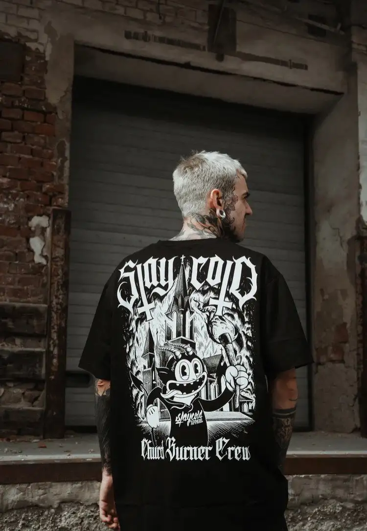 Stay Cold Apparel - Church Burner Crew Black - T-Shirt