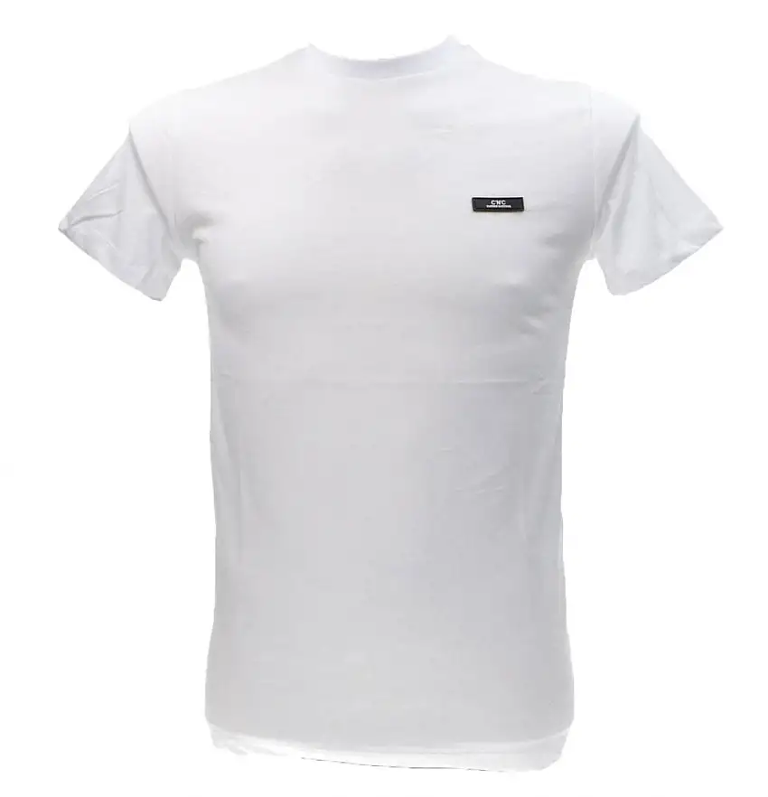 T-SHIRT REGULAR CNC Bianco Nero