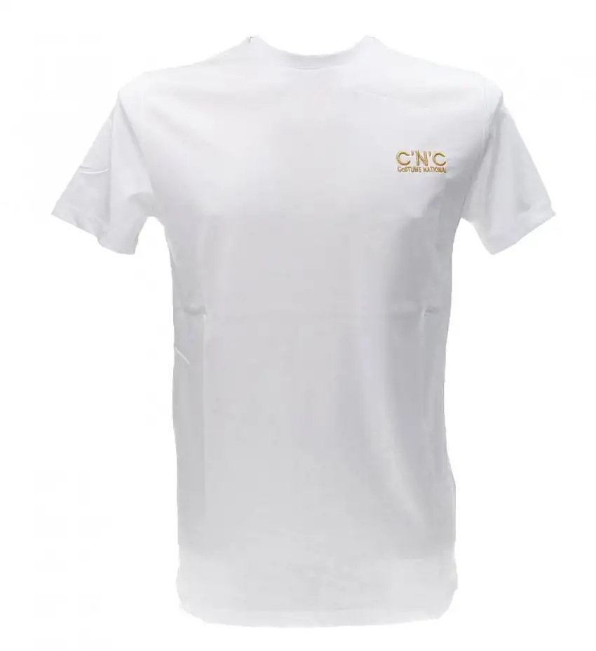 T-SHIRT REGULAR CNC Bianco Oro
