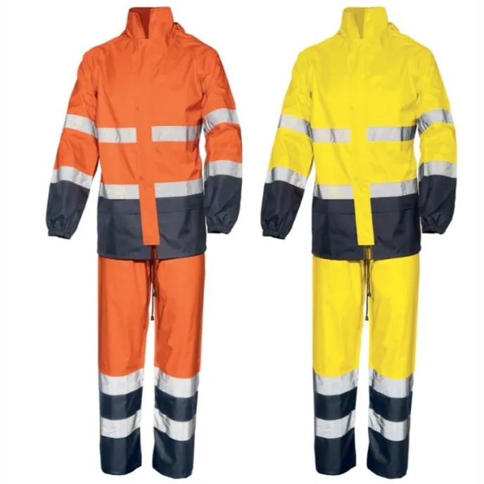 Completo Impermeabile Alta Visibilità ISSA LINE - 01800