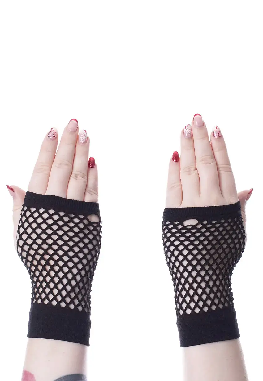 Poizen Industries - Corrine Mesh Black - Guanti