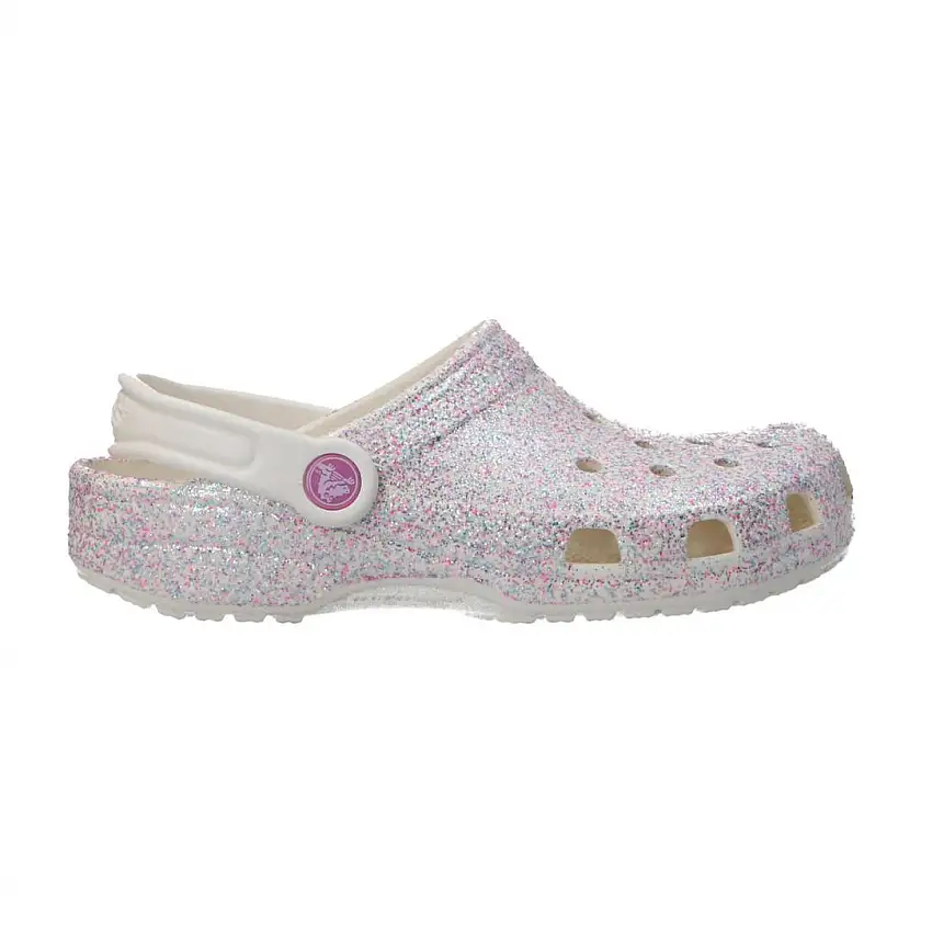 CLASSIC CLOG KIDS Bianco Glitter