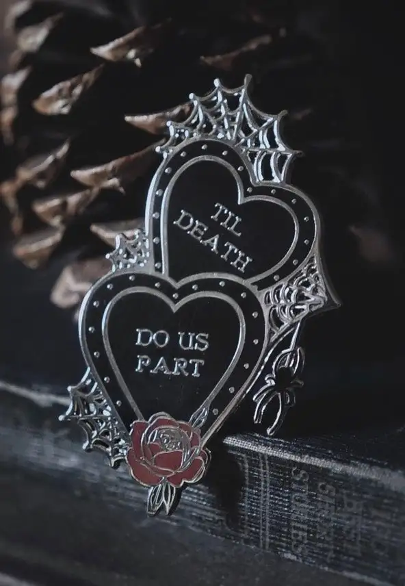 Lively Ghosts - Til Death Black - Pin