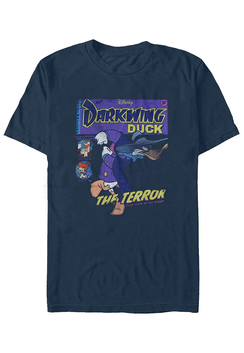 Darkwing Duck - Darkwing Comic Navy Blue - T-Shirt