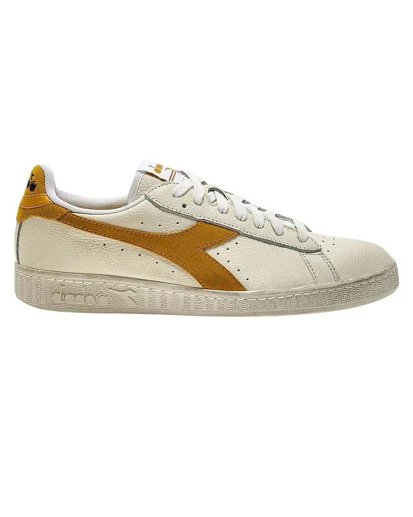 Diadora Sneakers Game Pelle Effetto Used Bianco
