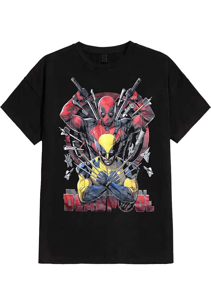 Deadpool - Deadpool/Wolverine Weapons - T-Shirt