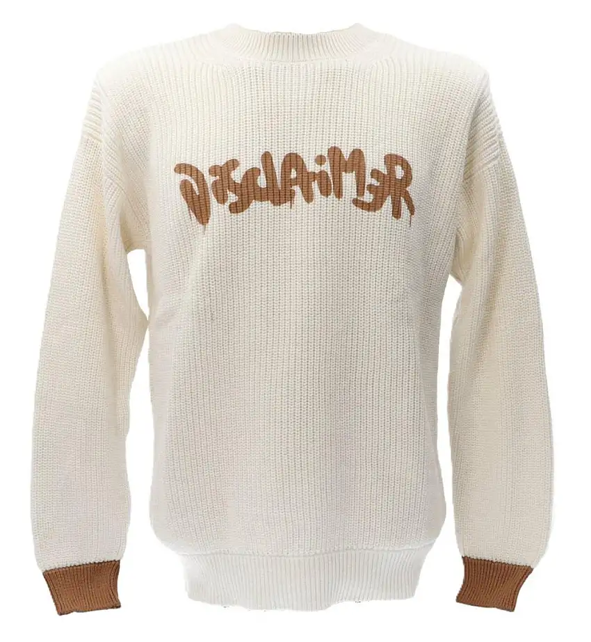 24IDS54546 MAGLIONE Bianco Latte