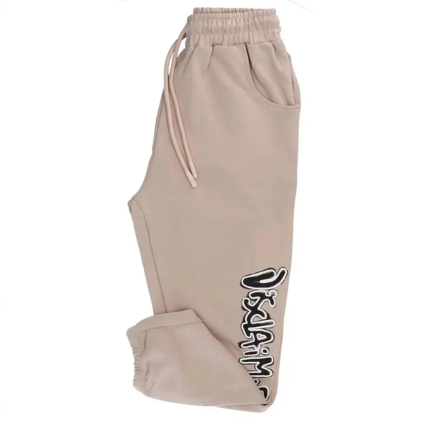 PANTALONE IN FELPA 54852 Beige