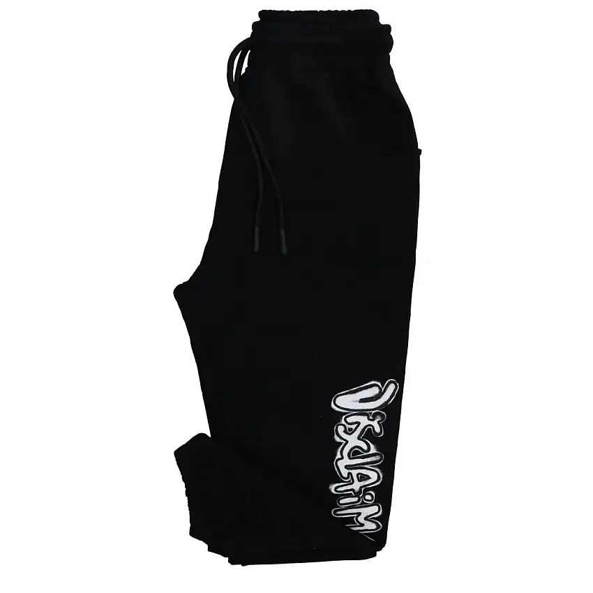 PANTALONE IN FELPA 54852 Nero