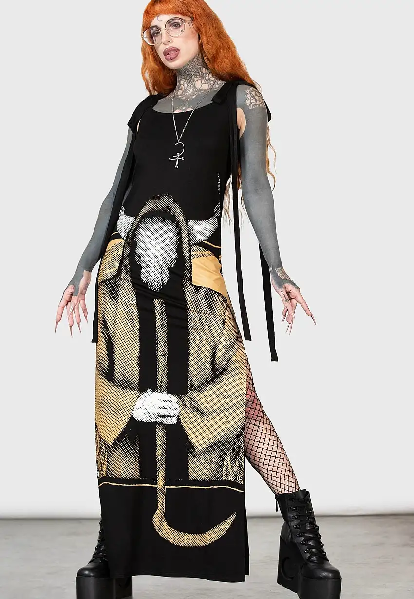 Killstar - Dismay Maxi Black - Vestito