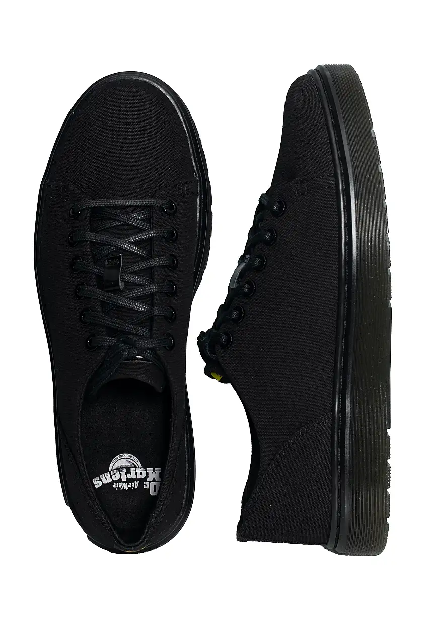 Dr. Martens - Dante Black 10 Oz Canvas - Scarpe