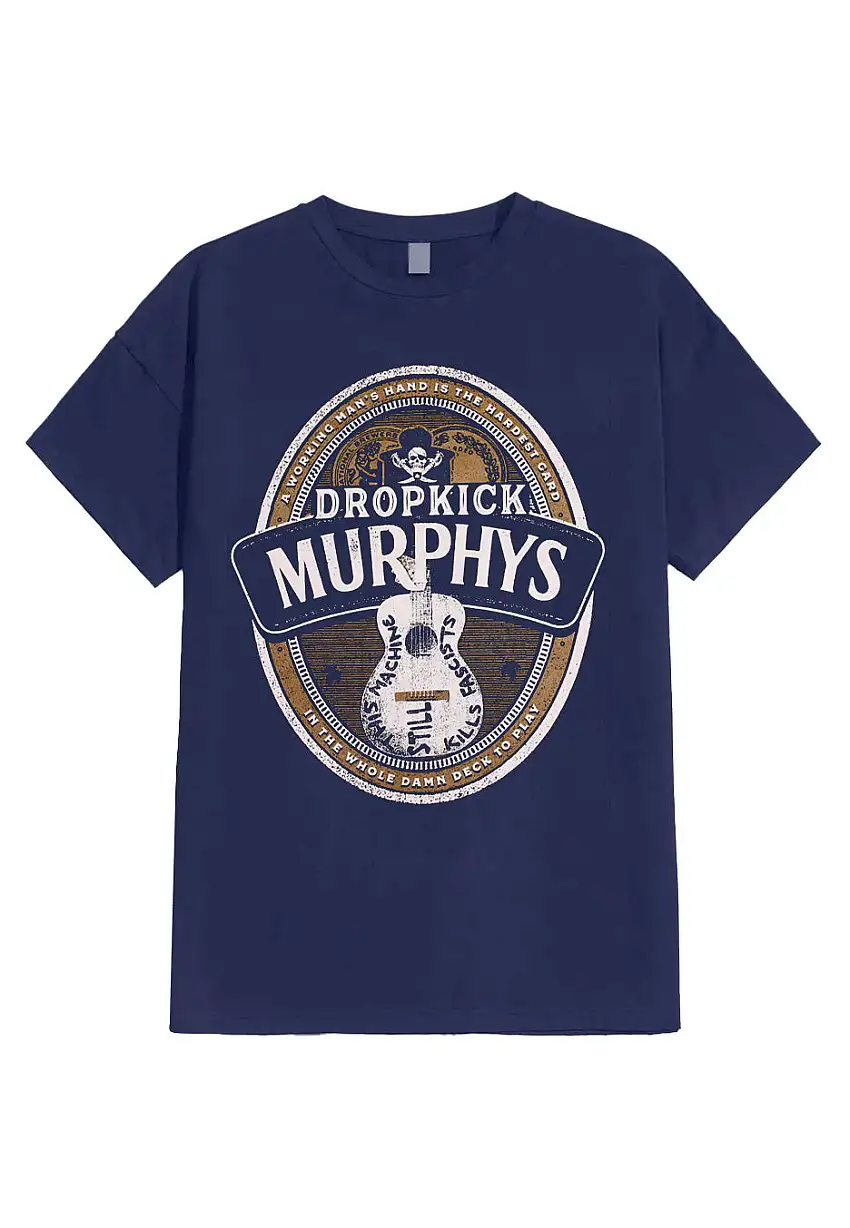 Dropkick Murphys - Beer Label Blue - T-Shirt
