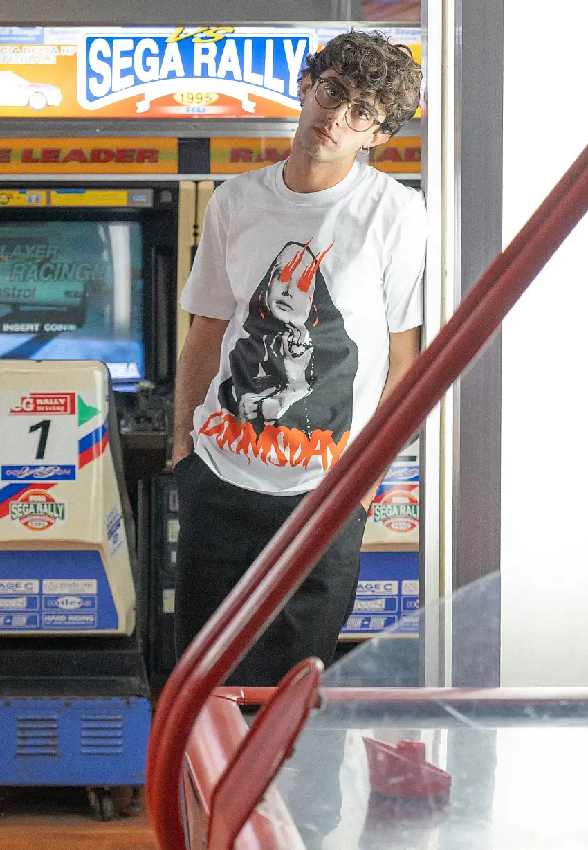 Doomsday Society - Eyes On Fire White - T-Shirt