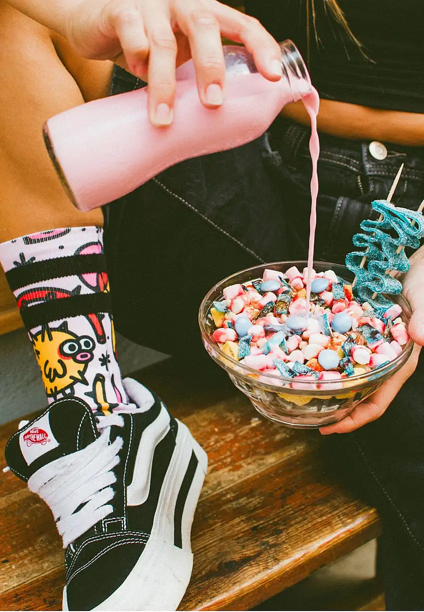 American Socks - Blowfish Mid High Pink - Calzini