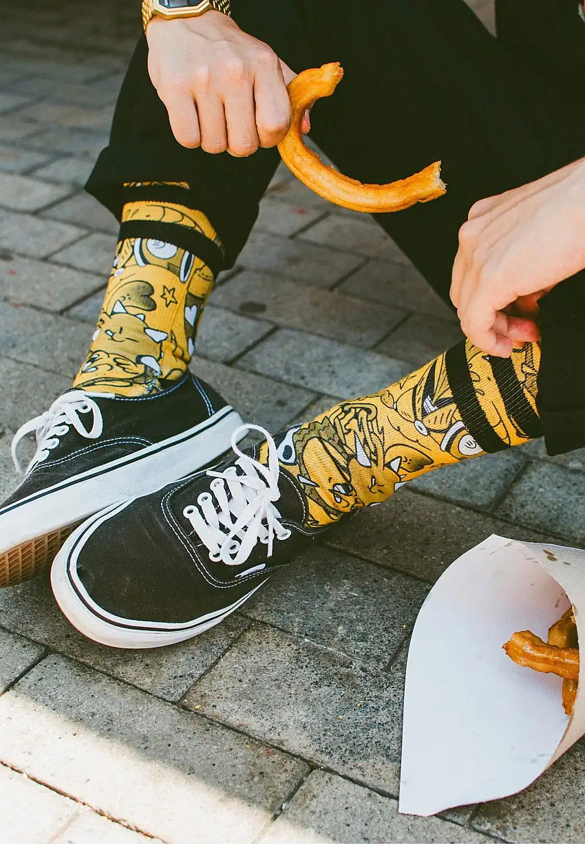 American Socks - Misfire Mid High Yellow - Calzini