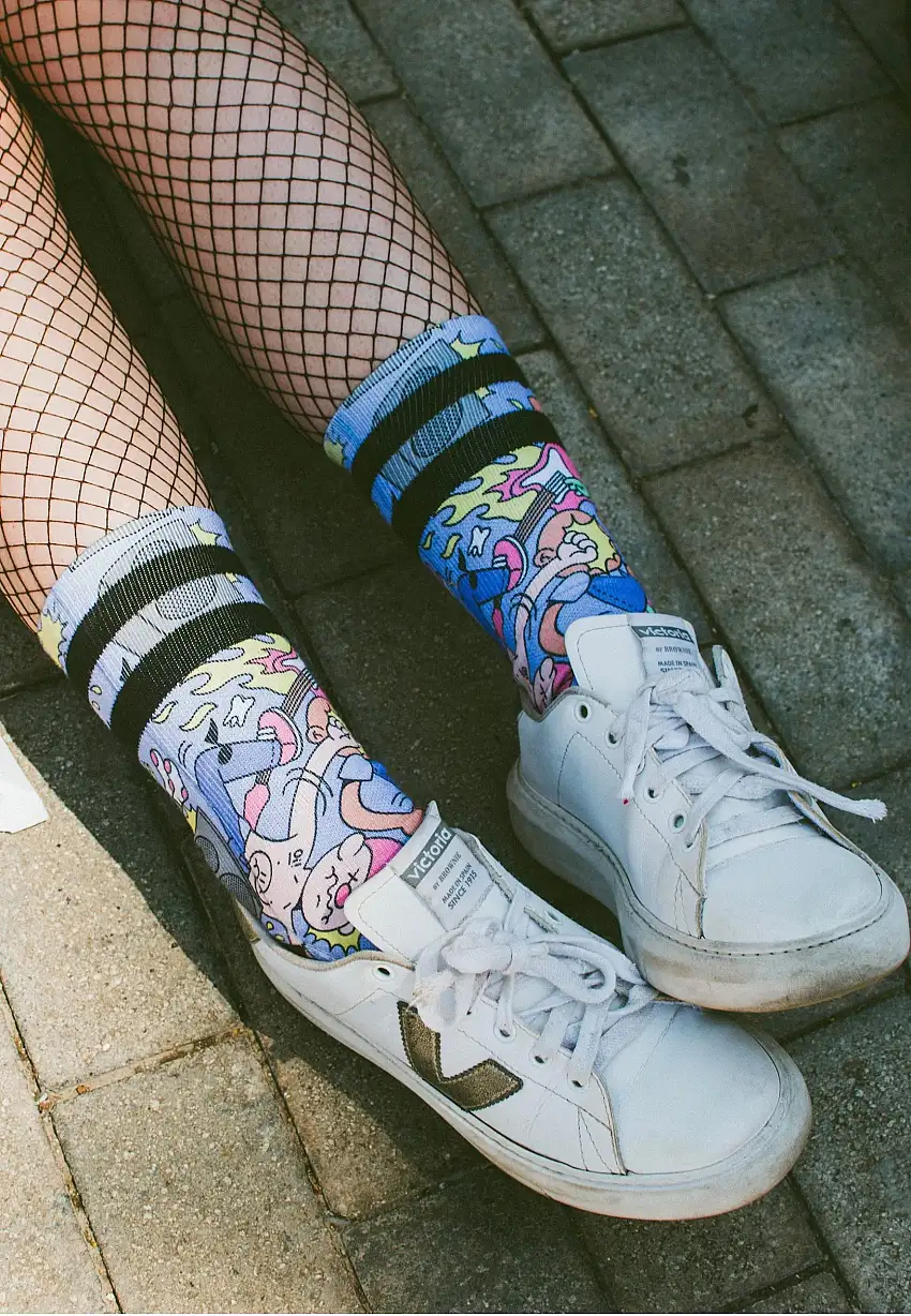 American Socks - Pogo Mid High Blue - Calzini