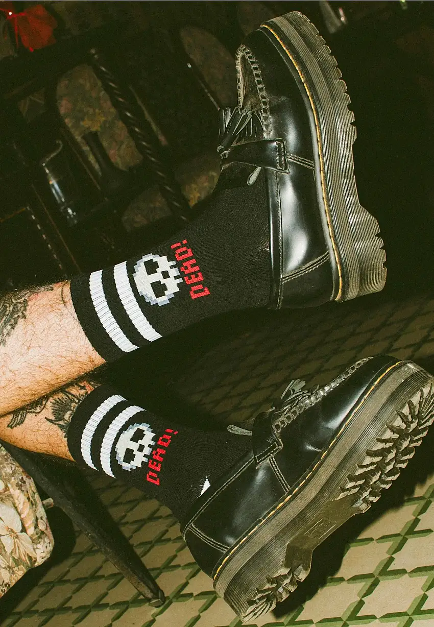 American Socks - Dead Mid High Black - Calzini