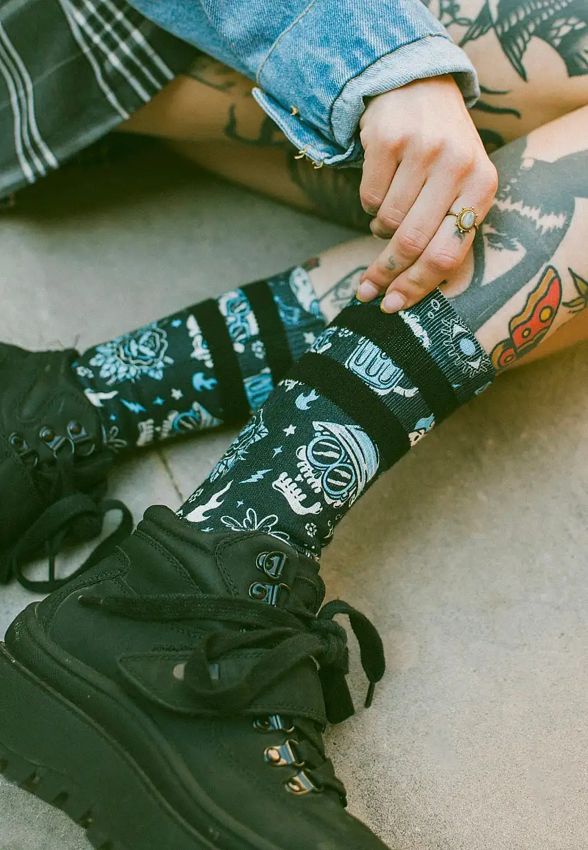 American Socks - Dopamine Mid High Black - Calzini