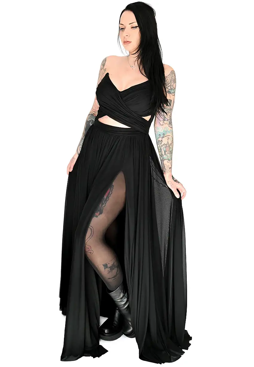 Foxblood - Hestia Gown Black - Vestito